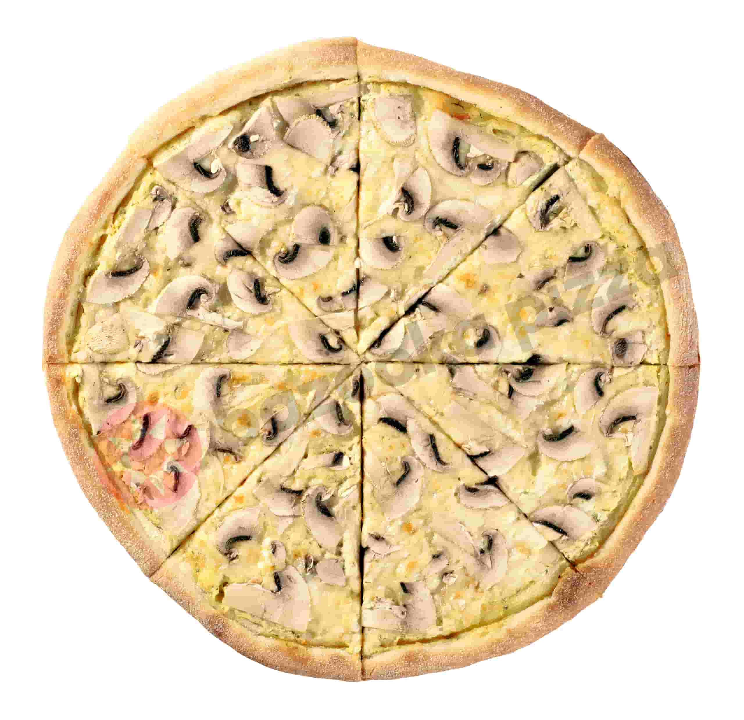 Фото Грибная на белом соусе  25 см